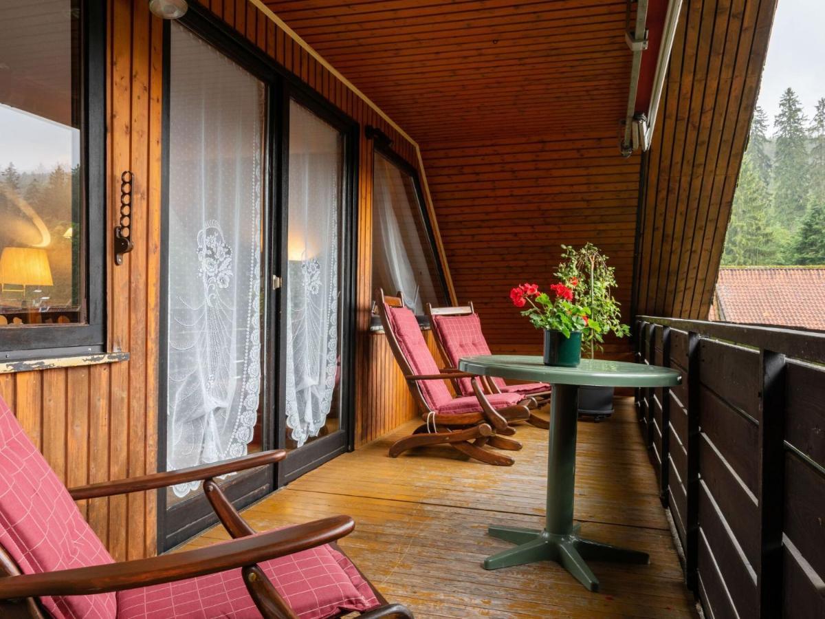 Appealing Apartment in Osterode OT Kamschlacken with Balcony Exterior foto