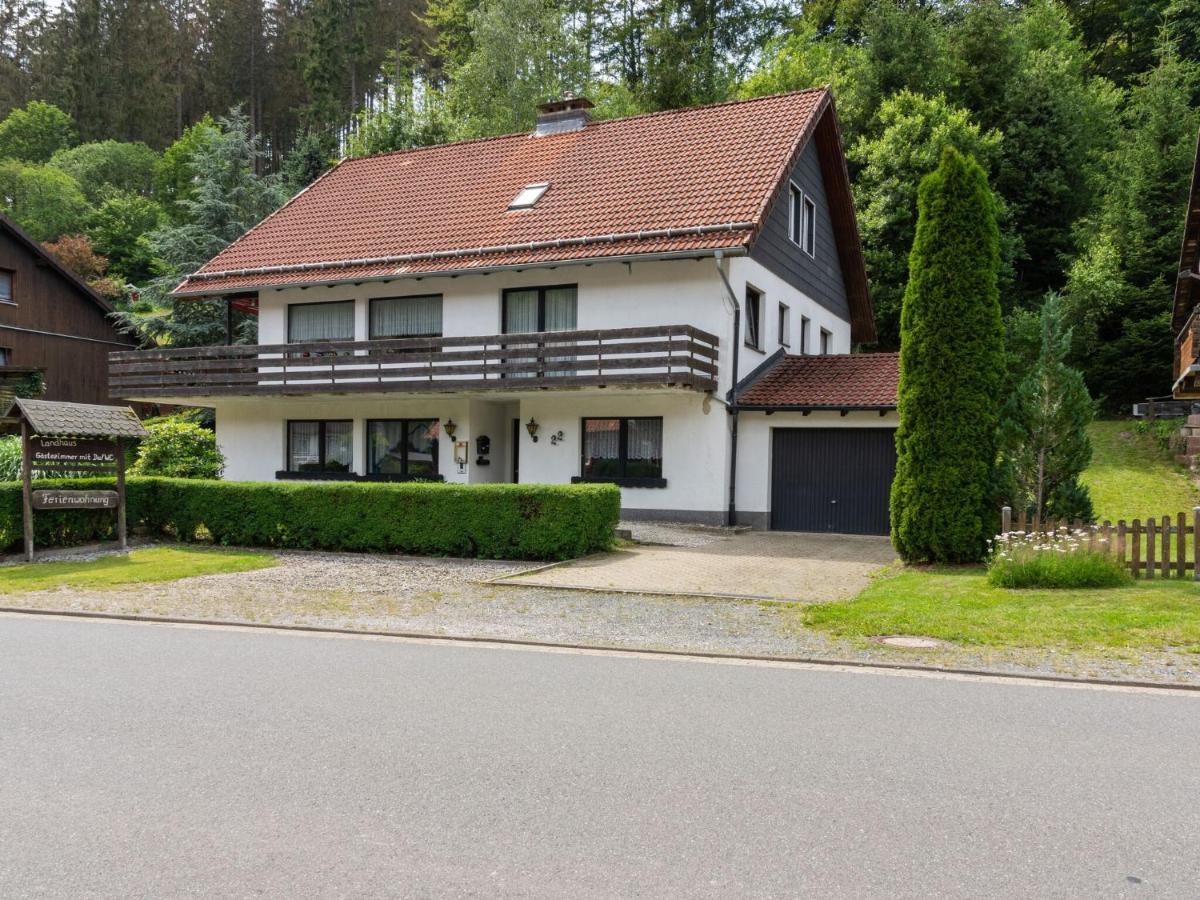 Appealing Apartment in Osterode OT Kamschlacken with Balcony Exterior foto